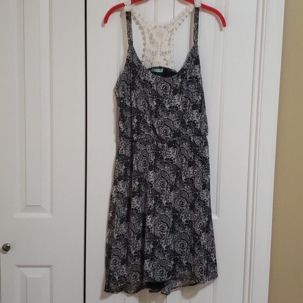 Maurices black & white summer dress